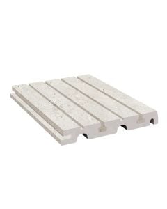Porcelain tile drain grate for drainage channels, LITOS ARTICO, 24.5x24.5 cm