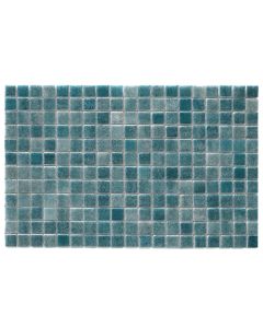 Mozaik per veshje, pllakëza 2.5x2.5 cm, xhami, gurkali, 32.5x51.5 cm