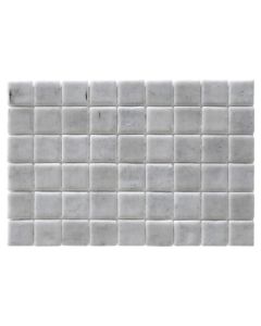 Mozaik per shtrim dhe veshje, Modena Concrete Light Matte, pllakëza 5x5 cm, xhami, 31.5x47.7 cm