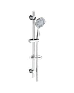 Set kokë dushi+ salishent, Leonida, 5 funksione, metal, H 71 cm