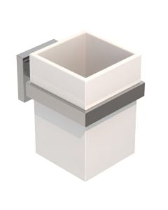 Mbajtëse furçe dhëmbësh, TREND, metal, 10.9x8x11 cm