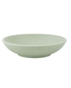 Soap dish, AFRA, polyresin, sage green, 13x3.2 cm