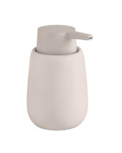 Soap dispenser, BOLD, polyresin, cream color, 8.5x14 cm