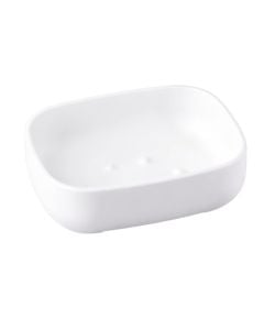 Soap holder, POD, plastic, white, 11.5x9x3 cm