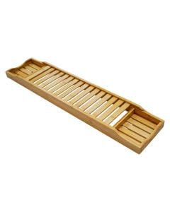 Bath tray, bamboo, natural, 70x15xH4.5 cm