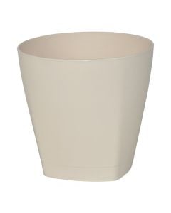 Round flower pot, URBAN, plastic, cream, Ø20 xH19 cm, 4 lt
