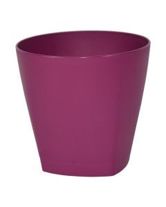 Round flower pot, URBAN, plastic, cherry, Ø20 xH19 cm, 4 lt