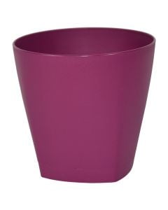 Round flower pot, URBAN, plastic, cherry, Ø25 xH23.5 cm, 8 lt