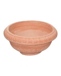 Round flower pot, AREZZO, ceramic, terracote, Ø42.5 xH15 cm