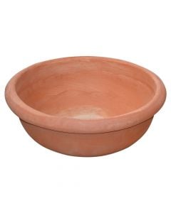 Round flower pot, AREZZO, ceramic, terracote, Ø51 xH17 cm