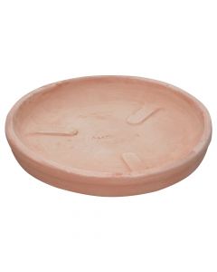 Round flower pot saucer, ceramic, terracote, Ø44.3 xH6 cm
