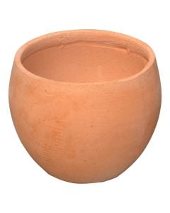 Vazo lulesh rrethore, DEGO, qeramike, terrakota, Ø25 xH20 cm