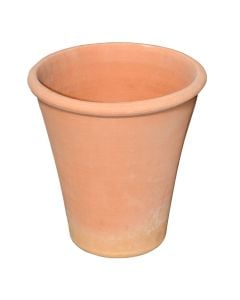 Vazo lulesh rrethore, FONDI, qeramike, terrakota, Ø30 xH33 cm