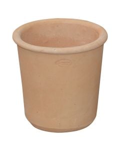 Vazo lulesh rrethore, STELLA, qeramike, terrakota, Ø27 xH27 cm