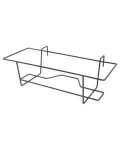 Mbajtëse vazo lulesh, metalike, gri errët, 50x27xH15 cm