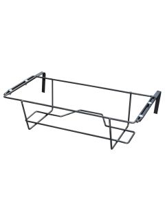 Flower pot holder (adjustable), metallic, anthracite, 50x21xH15 cm