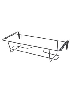 Flower pot holder (adjustable), metallic, anthracite, 60x21xH15 cm