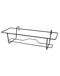 Flower pot holder, metallic, anthracite, 60x27xH15 cm