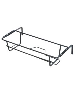 Flower pot holder (adjustable), metallic, anthracite, 60x22xH18 cm