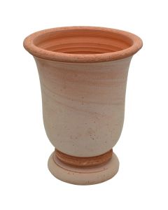 Round flower pot, COPPA GUBBIO, ceramic, terracota, Ø18 xH26.5 cm