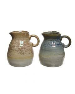 Decorative vase, ceramic, assorted, 10.5x12.5xH12 cm