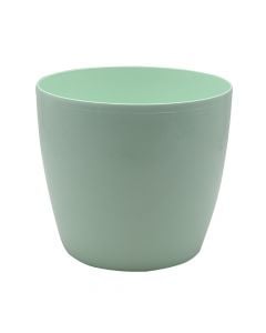 Round flower pot, plastic, aquamarine, Ø22 xH19.8 cm, 6.2 lt