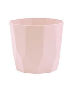 Vazo lulesh, rrethore, GEA, pp, rozë bebi, Ø16 xH15 cm, 2,4 lt