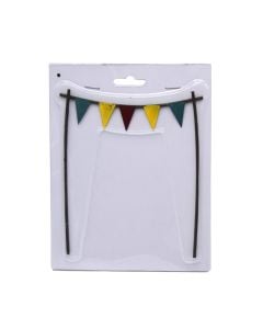 Zbukurues kopshti, portë, metalike, shumëngjyrëshe, 12xH14.5 cm