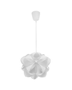 Pending Lamp -Flower  PP SnowFlower E27 1×40W Dia 40cm.