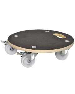 Multi roller, Wagner, Maxigrip, with brakes, wooden, natural, Ø38 cm, 250 kg