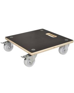 Multi roller, Wagner, Maxigrip, with brakes, wooden, natural/black, 38x38 cm, 250 kg