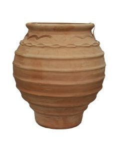 Flower pot, Koronios, ceramic, terracotta, Ø65 xH70 cm