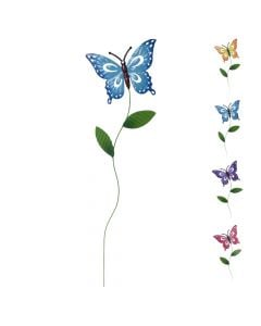 Garden decoration, butterfly, metal, assorted, 80 cm