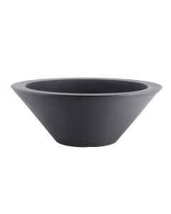 Vazo lulesh, rrethore, plastike, antrasit, Ø59 xH21.7 cm, 22 lt