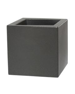Flower pot, square, plastic, dot ash, 25x25xH25 cm, 9 lt