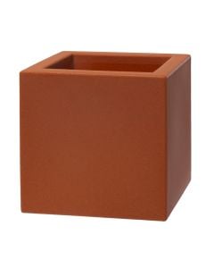 Vazo lulesh, katrore, plastike, terrakotë me pika, 25x25xH25 cm, 9 lt