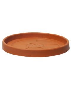 Flower pot saucer, round, plastic, dot clay, Ø60 xH5.1 cm