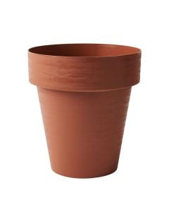 Flower pot, round, plastic, clay, Ø30 xH32.5 cm, 15 lt