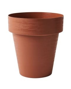 Flower pot, round, plastic, clay, Ø40 xH43.5 cm, 34 lt