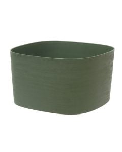 Flower pot, square, plastic, forest, 37x37xH21 cm, 16 lt