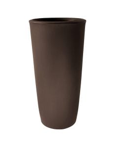 Flower pot, round, plastic, bronze, Ø40 xH80 cm, 28 lt
