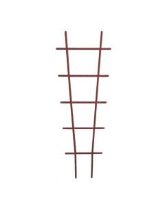 Ladder, for flowers, wall-mounted, decorative, Drab, plastic, brown, 18.5x56 cm
