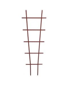 Ladder, for flowers, wall-mounted, Drab, plastic, brown, 20x67 cm