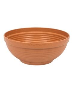 Flower pot, round, Misa, plastic, terracotta, no saucer, Ø65 xH24 cm, 38 lt