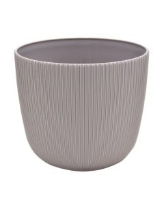 Flower pot, plastic, lavander grey, Ø10 xH9 cm, 0.5 lt