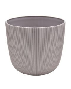 Flower pot, plastic, lavander grey, Ø12 xH10.5 cm, 0.9 lt