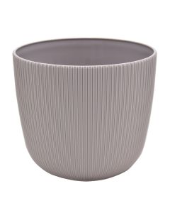 Flower pot, plastic, lavander grey, Ø12 xH10.5 cm, 0.9 lt