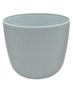 Vazo lulesh, plastike, jeshile, Ø25 xH22 cm, 8 lt