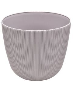 Flower pot, plastic, lavander grey, Ø29 xH25 cm, 13 lt