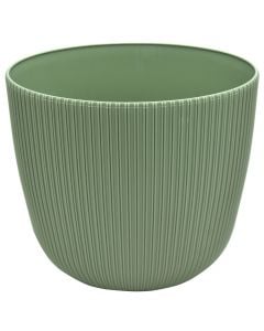 Flower pot, plastic, moss green, Ø29 xH25 cm, 13 lt